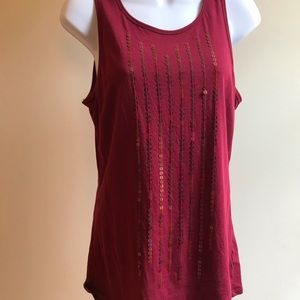 Gap sequined tank top